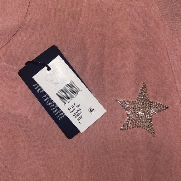 NWT Chaser Beaded Star Mini Dress - Picture 5 of 9